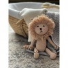 KURT HOME Leo le Lion Peluche en peluche faite à la main au crochet Idée cadeau pour bébé fille garçon pour naissance, baptêm