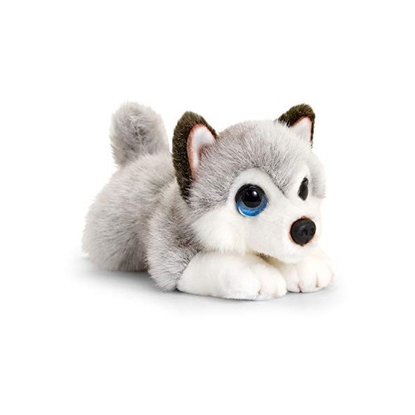 Keel Toys Peluche Signature Chien Husky 37 cm Gris/Blanc SD2521