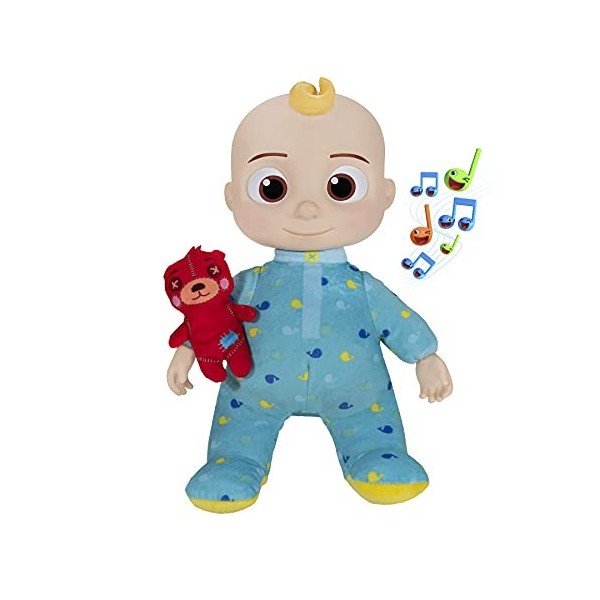 CoComelon CMW0146 Poupon Musical JJ avec Ours en Peluche pour Enfant à partir de 18 Mois, français Non Garanti