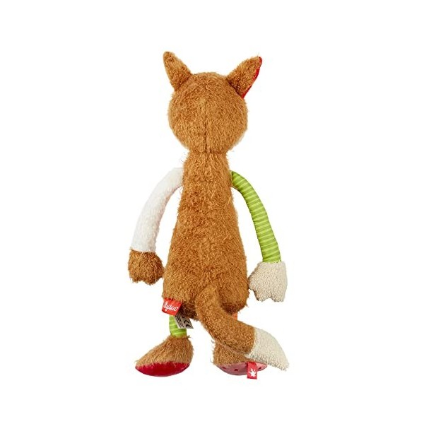 Sigikid 42841 Peluche Renard Patchwork Sweety pour Jouer et câliner en mélange de matériaux Doux pour bébés et Enfants, garço