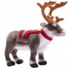 Ermano Peluche 35 cm réaliste Caribou Peluche poupée rembourrée Molle Simulation Moose Christmas Film Home Decoration Peluche