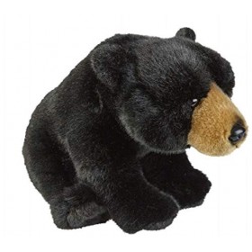 Ravensden Peluche Ours noir assis 28 cm