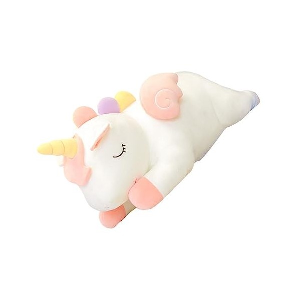 ibasenice 1 Pc Oreiller Licorne Coussin doreiller Jouet Coussin Oreiller Animal Géant Poupée en Peluche Poupées De Trucs Pel