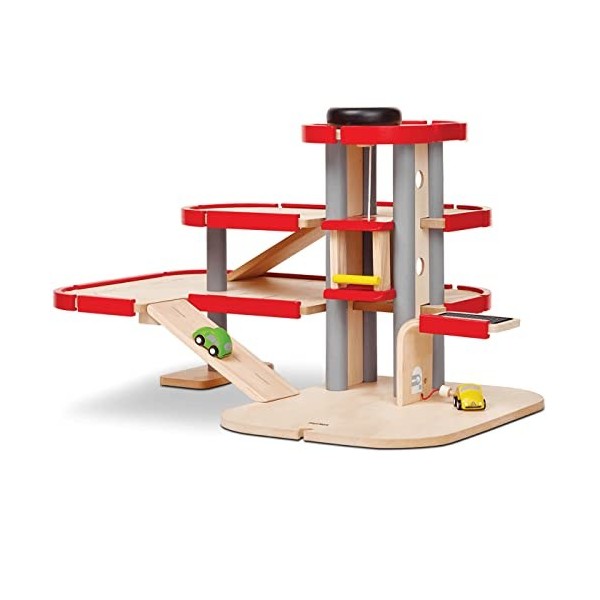 PlanToys- Jeu de Construction-Mon Nouveau Grand Garage, PT6271