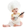 Ensemble de costumes de chef bébé, Costume de chef cuisinier pour nouveau-né Chapeau + tablier pour photos de bébé