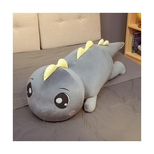 Kawaii Big Eyes Dinosaure Peluche Jouet en Peluche Dessin Animé Animal Dinosaure Poupée Petite Amie Oreiller De Couchage Enfa