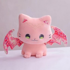 Rêveur Chauve-Souris Chat Peluche Jouet Peluche Chauve-Souris Bébé Poupée Fleurs De Cerisier Chat Peluche Jouet Kawaii Home D