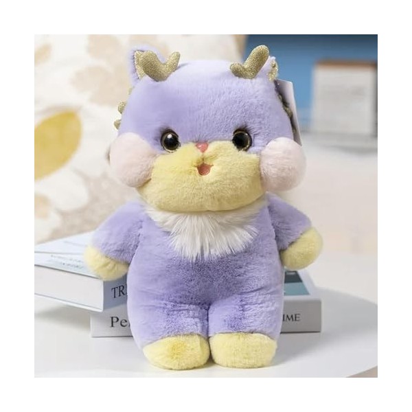 Dragon Poupée Peluche Jouet en Peluche Bavoir Animal Coussin Dessin Animé Kawaii Peluche Garçon Fille Cadeau D’Anniversaire C