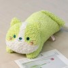 SaruEL Chat Peluche Animal Chat Peluche Oreiller Mignon Chat en Peluche Oreiller Poupée Kawaii Chaton Poupée Chat Peluche Jou