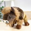 NOpinz Haute Qualité Vache Peluche Jouets Doux Yak en Peluche Poupée Home Decor Enfants Cadeaux D’Anniversaire Garçons Cadeau