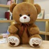 SaruEL Haute Qualité Mignon Arc Ours en Peluche Poupée en Peluche Animal Ours en Peluche Jouet Fille Cadeau D’Anniversaire Ca