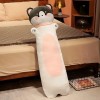 NOpinz Kawaii Chat Peluche Oreiller Grande Taille Jouet en Peluche Animal Lapin Chien Singe Coussin Canapé Coussin Décoration