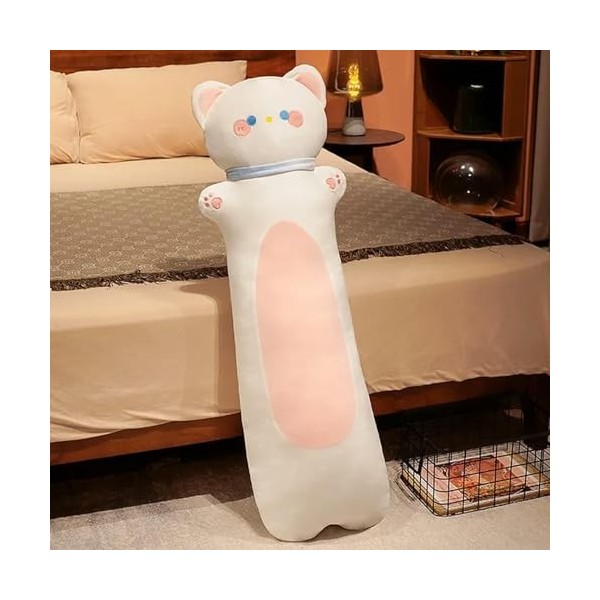 NOpinz Kawaii Chat Peluche Oreiller Grande Taille Jouet en Peluche Animal Lapin Chien Singe Coussin Canapé Coussin Décoration