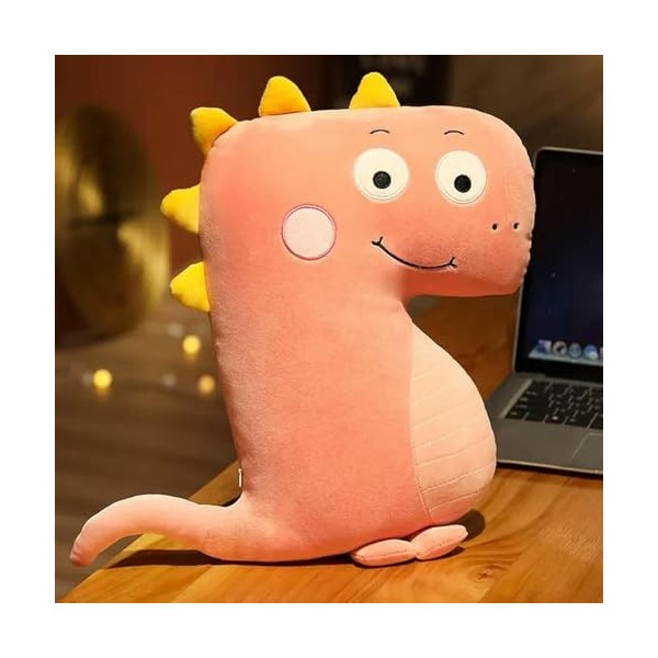 NOpinz Mignon Dessin Animé Dinosaure en Peluche Jouet Doux en Peluche Animal Dinosaure Poupée Sieste Coussin De Repos Chaise 