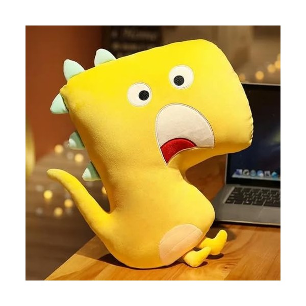 NOpinz Mignon Dessin Animé Dinosaure en Peluche Jouet Doux en Peluche Animal Dinosaure Poupée Sieste Coussin De Repos Chaise 