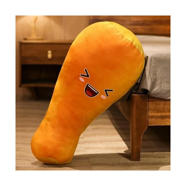 SaruEL Cuisse de Poulet Jouet en Peluche Mignon Cuisse de Poulet Frit Orléans Poulet Cuisse Tapis Cadeau d’Anniversaire Enfan