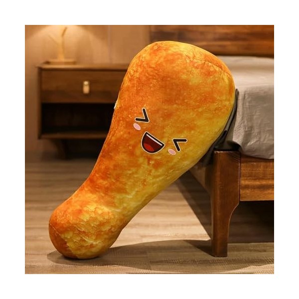 SaruEL Cuisse de Poulet Jouet en Peluche Mignon Cuisse de Poulet Frit Orléans Poulet Cuisse Tapis Cadeau d’Anniversaire Enfan