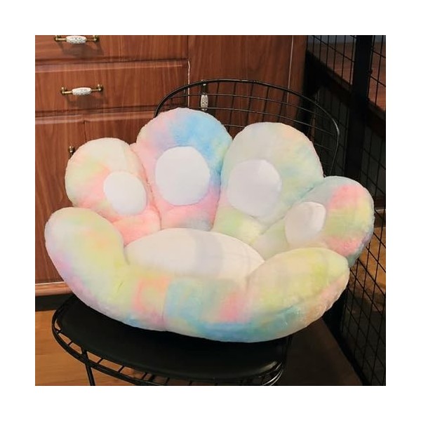 SaruEL Mignon Ours en Peluche Patte Oreiller en Peluche Tapis de Sol Tapis Kawaii décoration Cadeaux 60cm 1