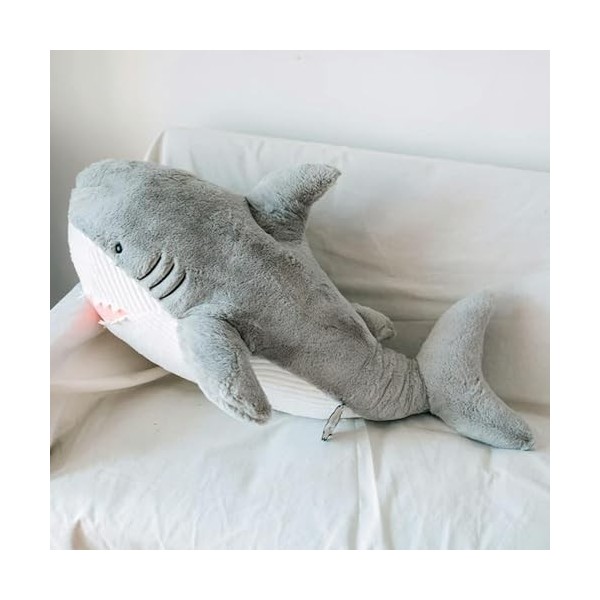 EacTEL Coussin de baleine géante en peluche jouet baleine coussin baleine poupée cadeau de Noël cadeau danniversaire 60cm 3