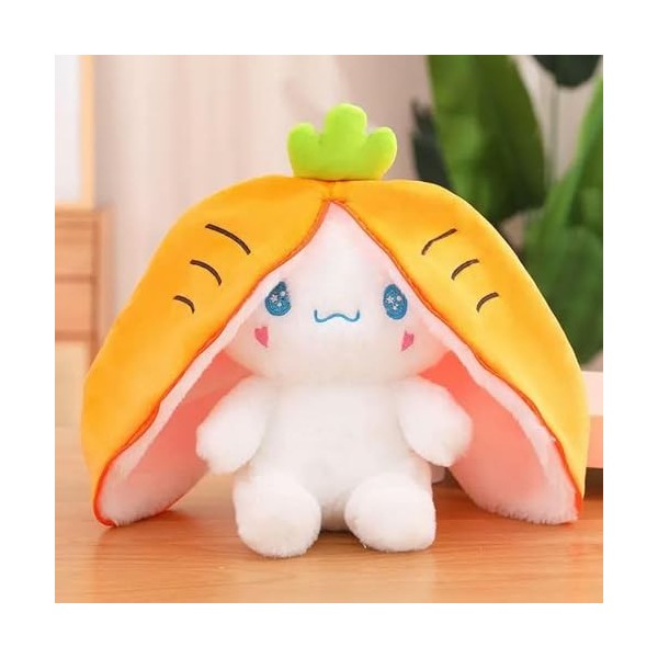 SaruEL Peluches pour Chiens, Fraises Mignonnes, Carottes, Ananas, poupées Chiot, Peluches Kawaii, Jouets cachés dans des Sacs