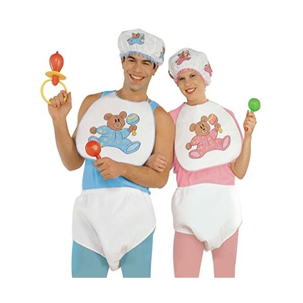 NET TOYS Costume de bébé déguisement pour Adulte Bleu Mardi Gras déguisement de bébé Carnaval Petit Enfant Tenue garçon Enter