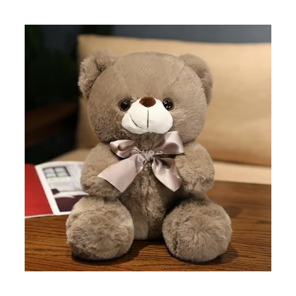 EacTEL Kawaii Ours Peluche Jouet Plante en Peluche Ours Embrasse Rose Oreiller Fleur Poupée Jouet Enfants Fille Saint-Valenti
