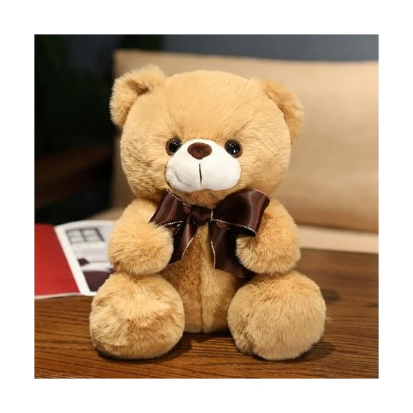 EacTEL Kawaii Ours Peluche Jouet Plante en Peluche Ours Embrasse Rose Oreiller Fleur Poupée Jouet Enfants Fille Saint-Valenti