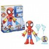 Marvel Spidey and His Amazing Friends Costume électronique Spidey Figurine de 25 cm pour Enfants à partir de 3 Ans