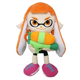 Sanei SP01&nbsp;Splatoon Série Femelle Inkling Peluche rembourrée, 22,9&nbsp;cm