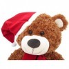 Sweety Toys 4744b XXL géant ourson Noël ours marron Teddy Ours Peluche Doudou Ours Toys Sweety, Super mignon