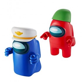 Bizak Among Us S2 Figurine Action Pack de 2 - Bleu foncé + Rouge 64116215 