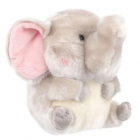 ibasenice Jouet en Peluche Jouets pour Enfants Poupée en Peluche De Dessin Animé Animal en Peluche Jouet DÉléphant Cadeaux D