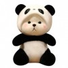 HYSTERIA Jouets en Peluche Transformé en Une poupée Panda Mignonne et Mignonne for Les Enfants for réconforter la poupée Pand