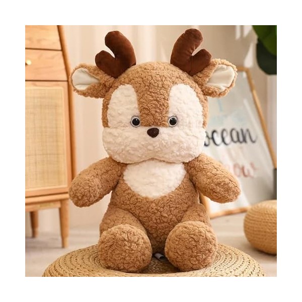 KiLoom Animal Poupée Peluche Jouet en Peluche Panda Assis Chien Doudou comme De Vrais Garçons Filles Cadeau De Noël 50cm 1