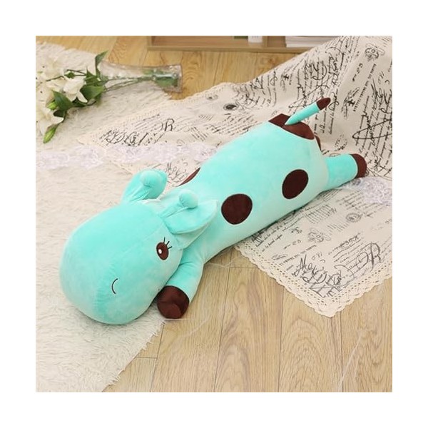 KiLoom Mignonne Girafe Poupée Peluche Jouet Oreiller De Couchage Fawn Poupée Poupée Long Oreiller Fille Lit Dédié Bande Oreil