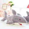 DHESSO 70 cm-100 cm Grand Requin Gris poupée en Peluche Monde sous-Marin Jouets pour Enfants bébé Oreiller poupée Chambre déc