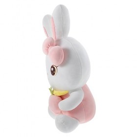 ibasenice Poupée en Peluche Lapin Poupée Lapin Zodiaque 2023 Lapin en Peluche Coeur Jouet Animal Lapin Lapins De Pâques Astro