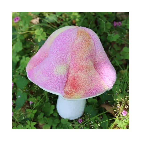 Peluche Champignon Oreiller canapé décoration Coussin Peluche Jouet créatif Champignon Enfants poupée en Peluche Cadeaux de H