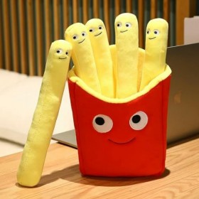 Créatif Frites Oreiller Peluche Snack Jouets en Peluche Enfants Restauration Rapide Poupée Cadeau D’Anniversaire Cadeau Cadea
