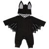 Runmeihe Bebe Halloween Costume, Ensemble de Chauve Souris à Capuchon Amusant avec Chapeau Doreille Comme Costume DHallowee