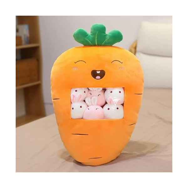 Mignon en Peluche Avocat Jouet Dessin animé Fraise Carotte Banane Oreiller Fruits Enfants Jouet Kawaii Cadeau d’Anniversaire 