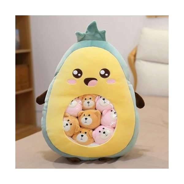 Mignon en Peluche Avocat Jouet Dessin animé Fraise Carotte Banane Oreiller Fruits Enfants Jouet Kawaii Cadeau d’Anniversaire 