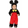 Guirca 88375 Déguisement Mickey pour Bébé 12-18 Mois, Noir et Rouge, 88375