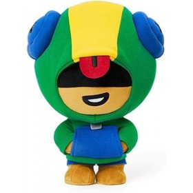 Brawl Stars Leon The Chameleon Peluche câlinable | 30 cm de Haut | Poupée en Peluche | P.M.I. Jouets sous Licence Officielle 