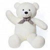 YunNasi Ours en Peluche Geante 120cm XXL Nounours Peluche Géant pour Enfant Cadeau,Blanc