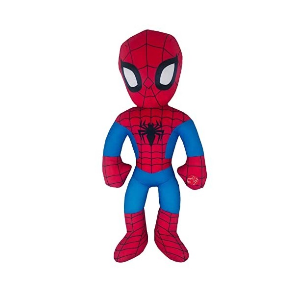 SAMBRO Peluche Spiderman 50CM Peluche Con Sonido Hombre Araña Marvel Peluche Grande Spiderman Regalo Cumpleaños Niños y Niñas