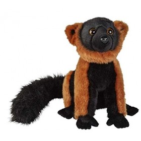 Ravensden Peluche lémurien roux assis
