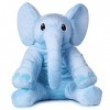 55cm Peluche éléphant Extra Douce et câline XXL, Bleu