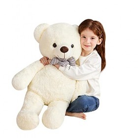 EARTHSOUND Ours Peluche Géant Animal Nounours - Grande Peluche Taille Enorme Gros Ours Géants Surdimensionnés Mignons Animaux