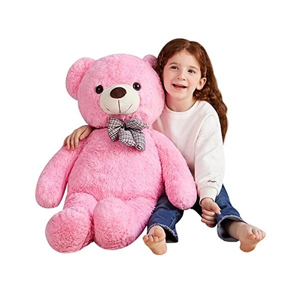 EARTHSOUND Ours Peluche Géant Animal Nounours - Grande Peluche Taille Enorme Gros Ours Géants Surdimensionnés Mignons Animaux